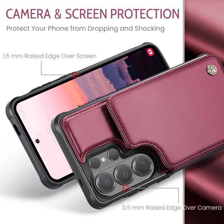For Samsung Galaxy S26 Ultra 5G CaseMe C22 Card Slots Holder RFID Anti-theft Phone Case