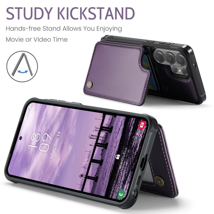 For Samsung Galaxy S26 Ultra 5G CaseMe C22 Card Slots Holder RFID Anti-theft Phone Case