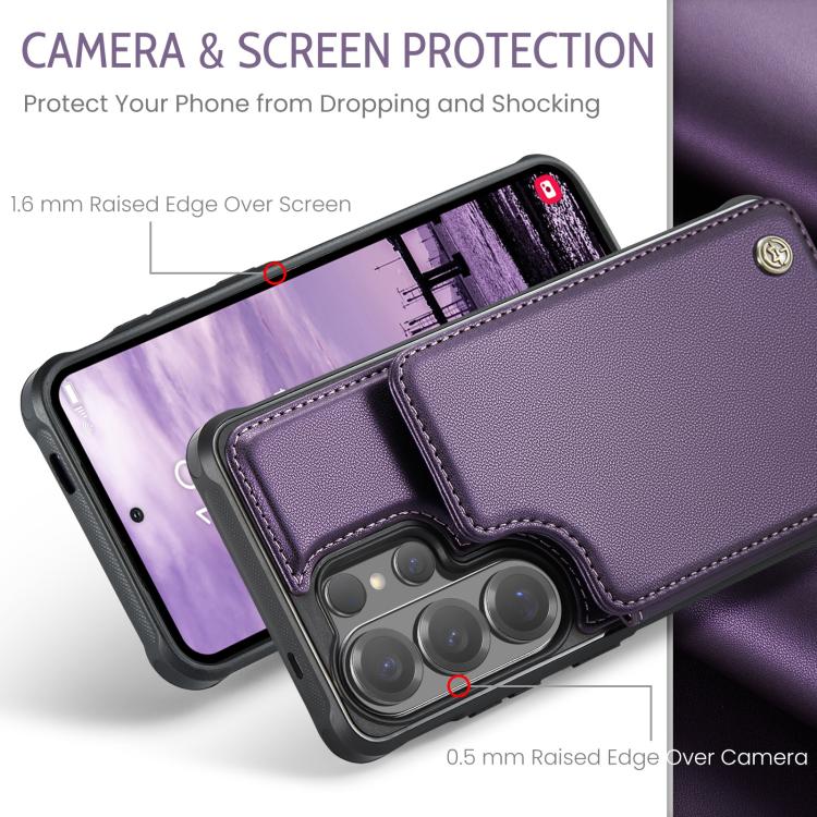 For Samsung Galaxy S26 Ultra 5G CaseMe C22 Card Slots Holder RFID Anti-theft Phone Case