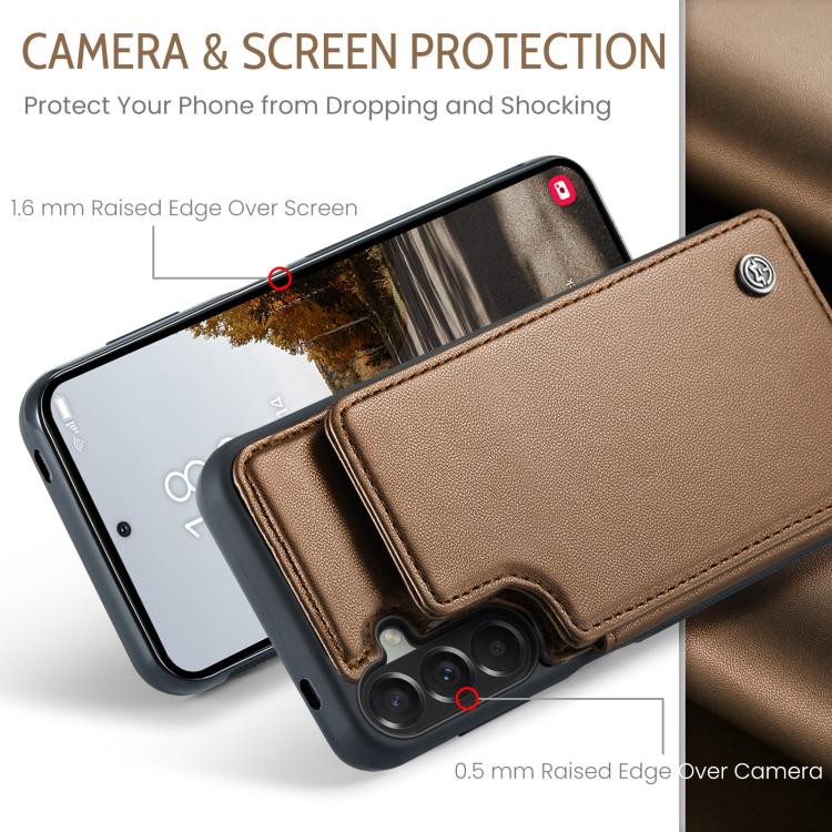 For Samsung Galaxy A37 5G CaseMe C22 Card Slots Holder RFID Anti-theft Phone Case