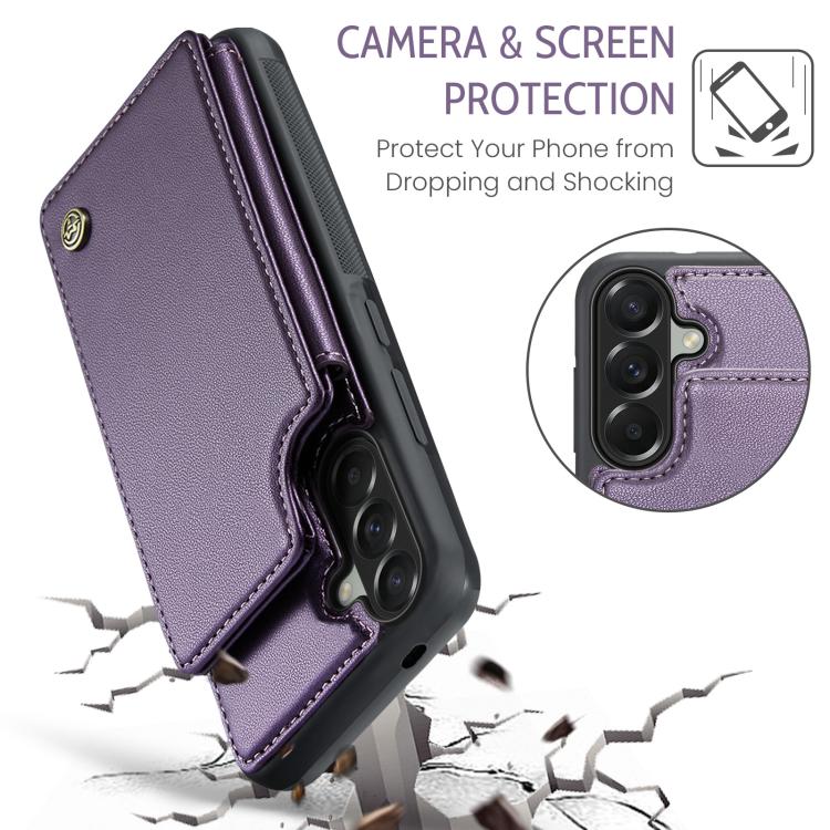 For Samsung Galaxy A37 5G CaseMe C22 Card Slots Holder RFID Anti-theft Phone Case