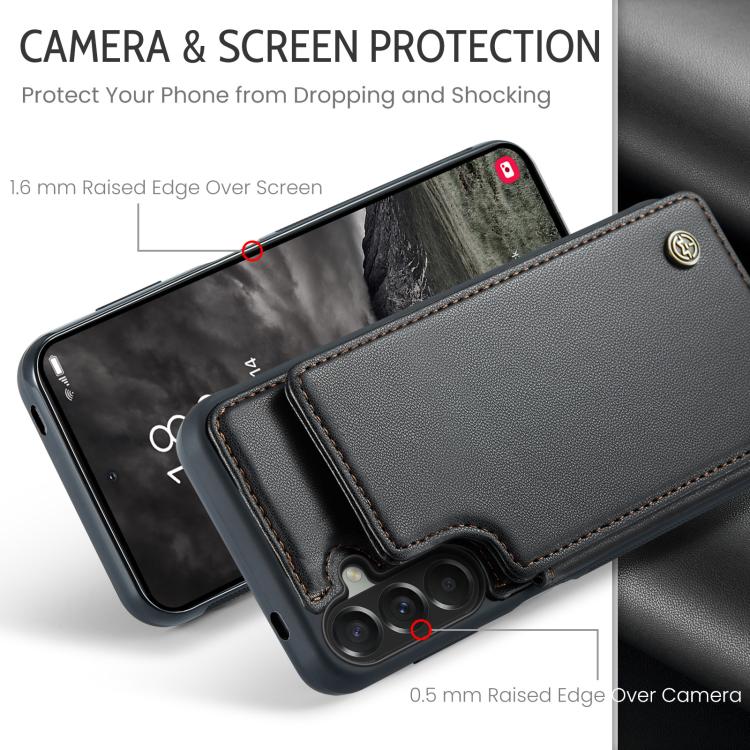 For Samsung Galaxy A57 5G CaseMe C22 Card Slots Holder RFID Anti-theft Phone Case