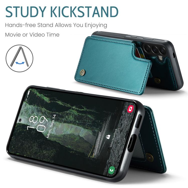 For Samsung Galaxy A57 5G CaseMe C22 Card Slots Holder RFID Anti-theft Phone Case