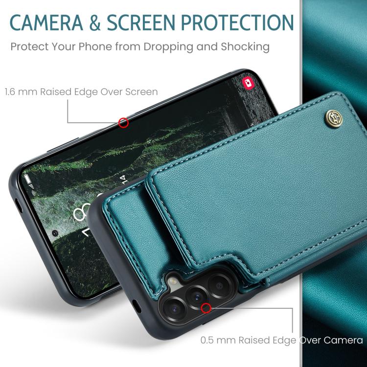 For Samsung Galaxy A57 5G CaseMe C22 Card Slots Holder RFID Anti-theft Phone Case