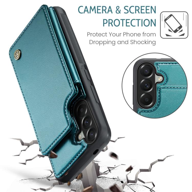 For Samsung Galaxy A57 5G CaseMe C22 Card Slots Holder RFID Anti-theft Phone Case