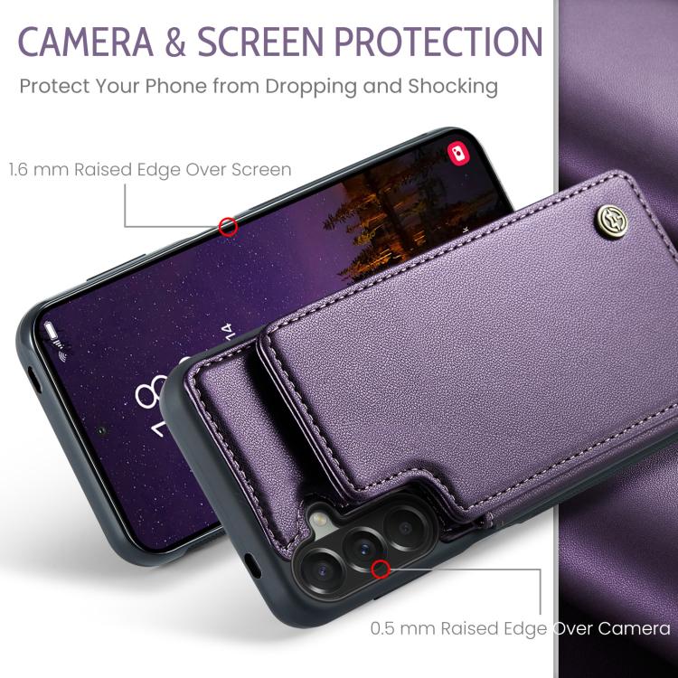 For Samsung Galaxy A57 5G CaseMe C22 Card Slots Holder RFID Anti-theft Phone Case