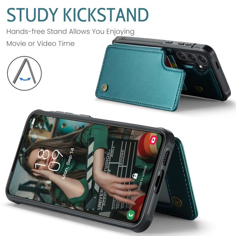 For Samsung Galaxy S25 FE  5G CaseMe C22 Card Slots Holder RFID Anti-theft Phone Case