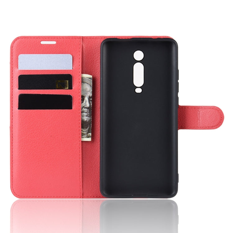 Litchi Texture Horizontal Flip Leather Case for Xiaomi Redmi K20 / K20 Pro / Mi 9T / Mi 9T Pro, with Wallet & Holder & Card Slots