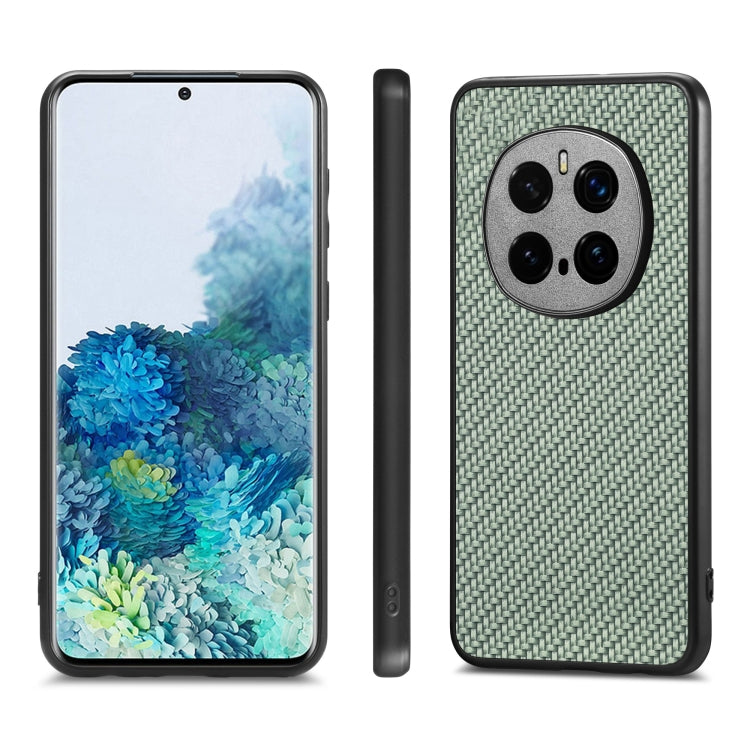 For Honor Magic7 Pro Carbon Fiber Texture Leather Back Cover Phone Case