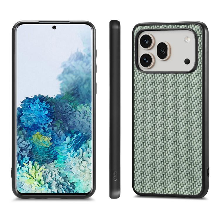 For Honor 600 Global Carbon Fiber Texture Leather Back Cover Phone Case