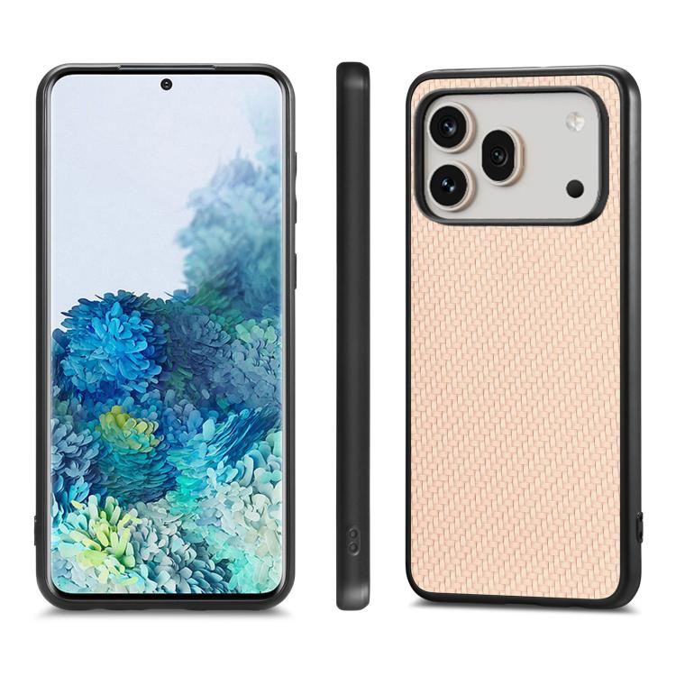 For Honor 600 Pro Global Carbon Fiber Texture Leather Back Cover Phone Case