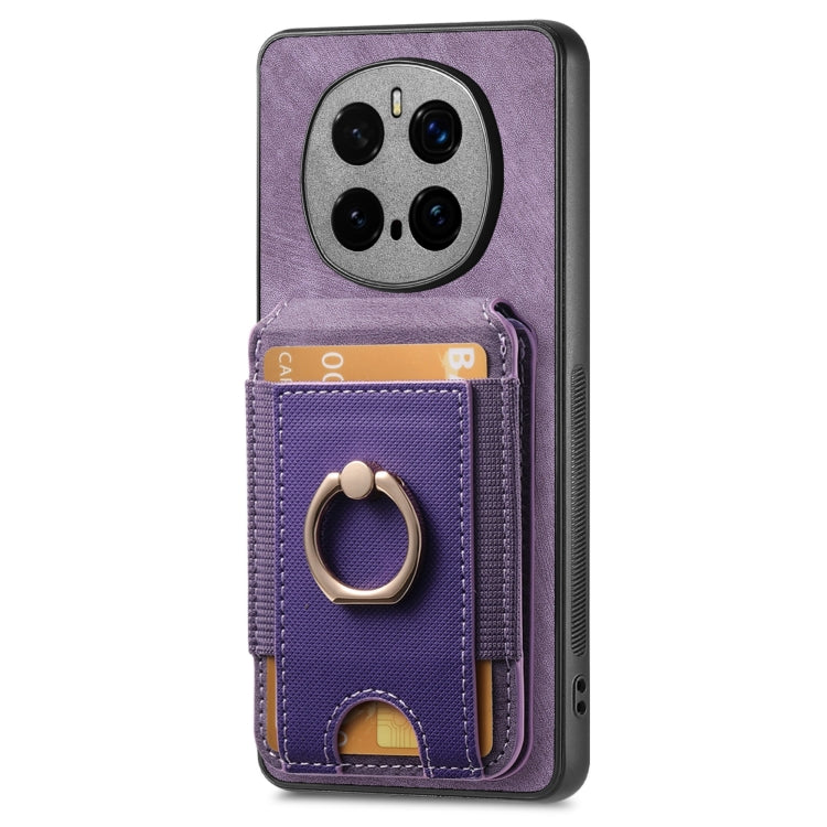 For Honor Magic7 Pro Retro Splitable Magnetic Stand Card Bag Leather Phone Case