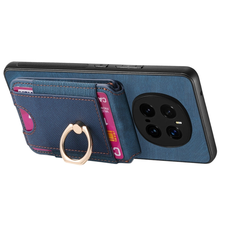 For Honor Magic7 Pro Retro Splitable Magnetic Stand Card Bag Leather Phone Case