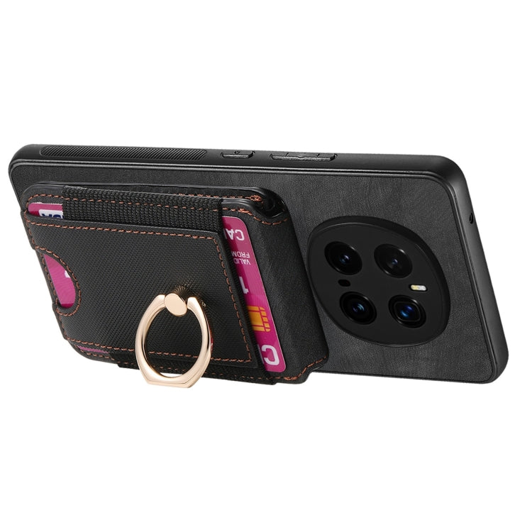 For Honor Magic7 Pro Retro Splitable Magnetic Stand Card Bag Leather Phone Case