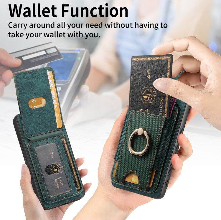 For Honor Magic7 Pro Retro Splitable Magnetic Stand Card Bag Leather Phone Case