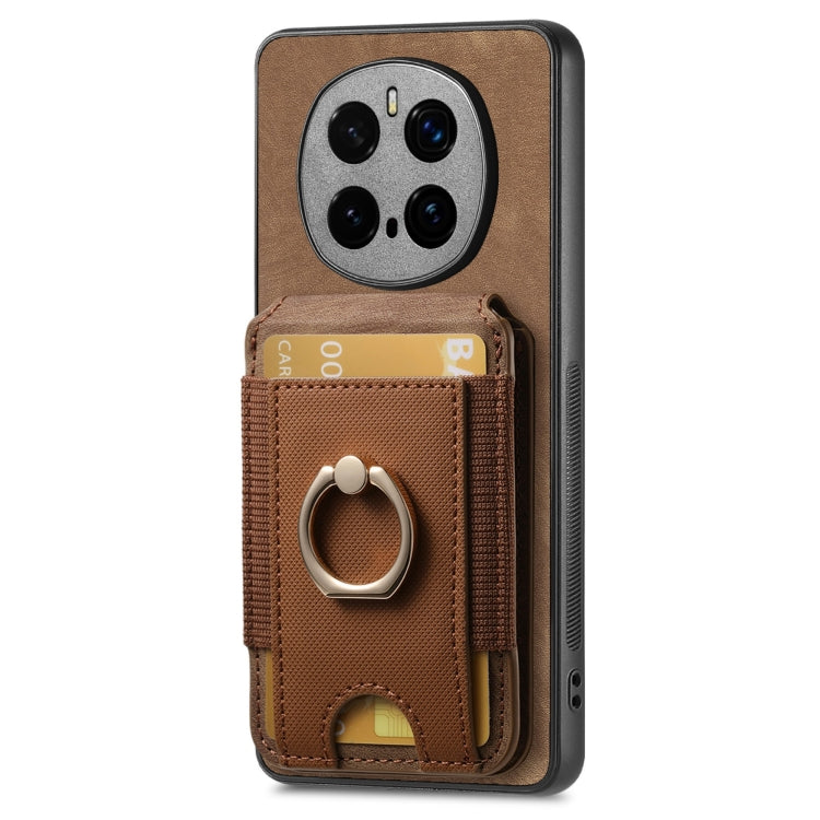 For Honor Magic7 Pro Retro Splitable Magnetic Stand Card Bag Leather Phone Case