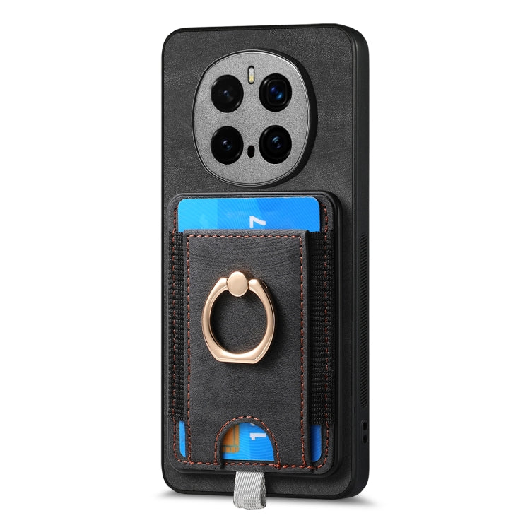 For Honor Magic7 Pro Retro Splitable Magnetic Card Bag Leather Phone Case