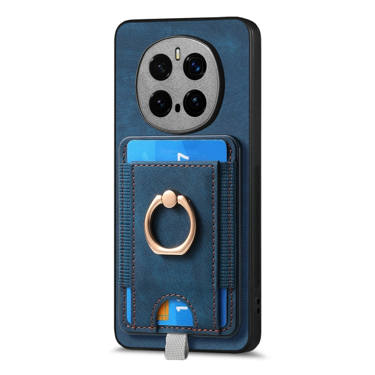 For Honor Magic7 Pro Retro Splitable Magnetic Card Bag Leather Phone Case