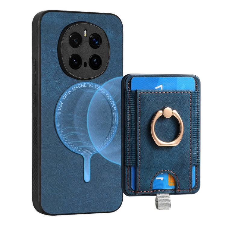 For Honor Magic7 Pro Retro Splitable Magnetic Card Bag Leather Phone Case