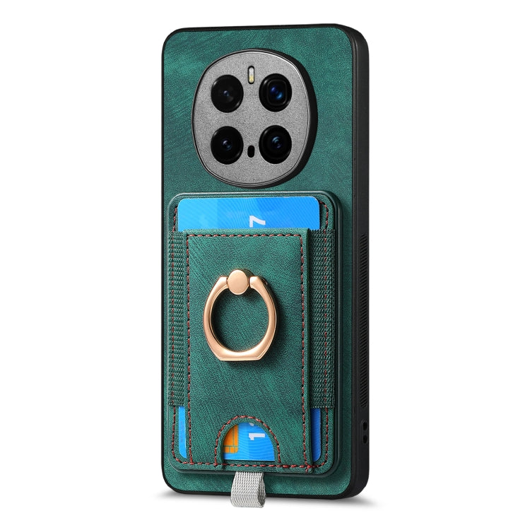 For Honor Magic7 Pro Retro Splitable Magnetic Card Bag Leather Phone Case