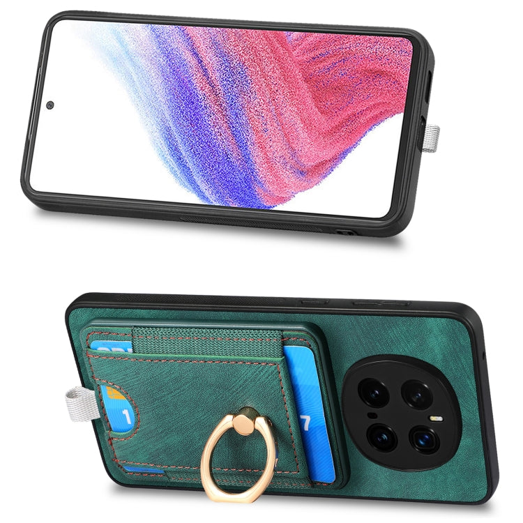 For Honor Magic7 Pro Retro Splitable Magnetic Card Bag Leather Phone Case