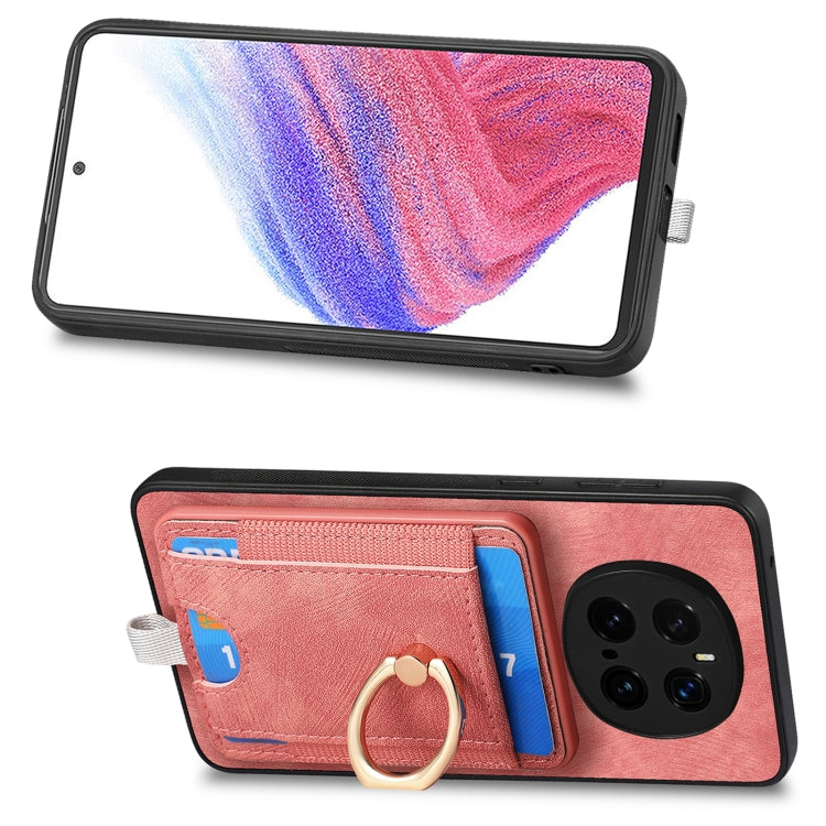 For Honor Magic7 Pro Retro Splitable Magnetic Card Bag Leather Phone Case
