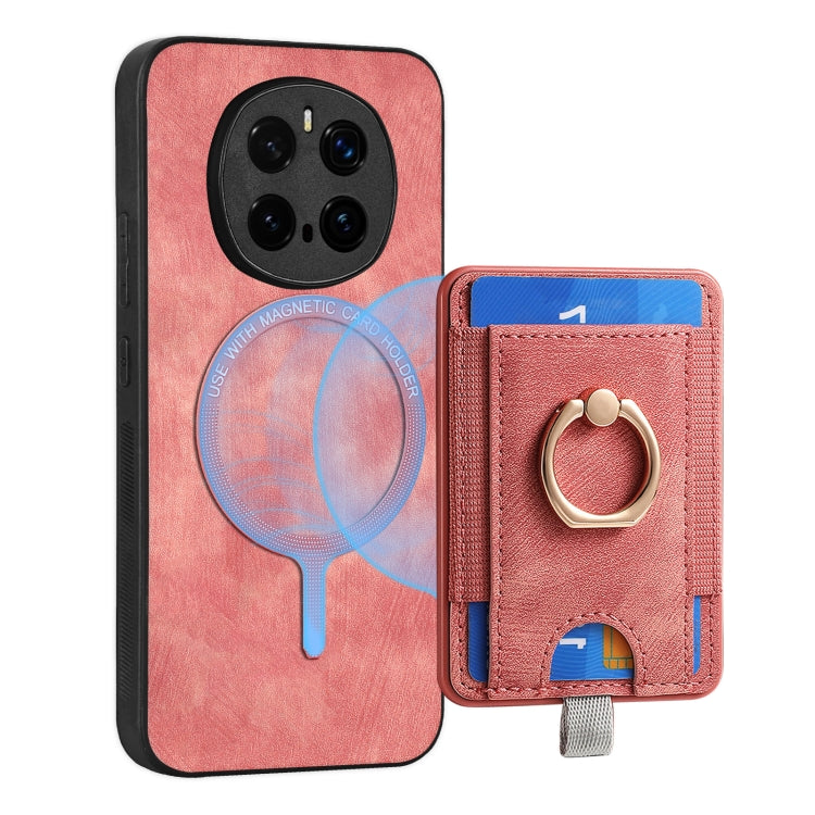 For Honor Magic7 Pro Retro Splitable Magnetic Card Bag Leather Phone Case