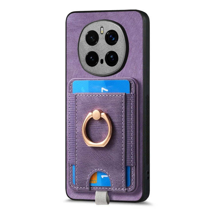 For Honor Magic7 Pro Retro Splitable Magnetic Card Bag Leather Phone Case