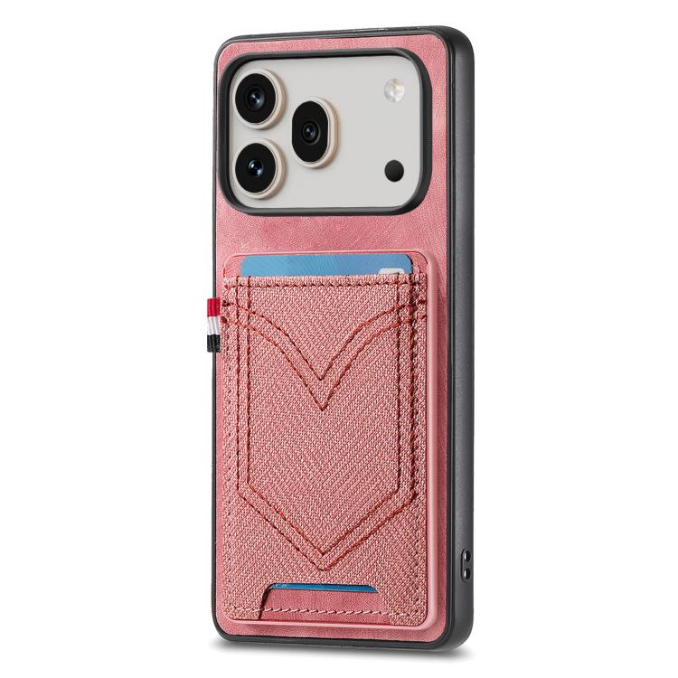 For Honor 600 Pro Global Denim Texture Leather Skin Phone Case with Card Slot