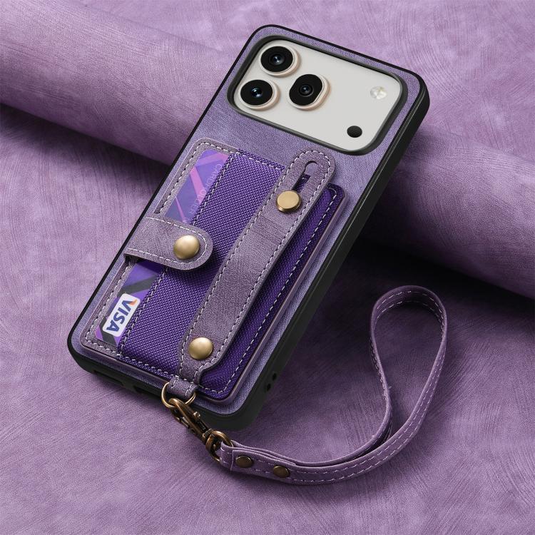 For Honor 600 Global Retro Cross Wristband Wallet Leather Back Phone Case