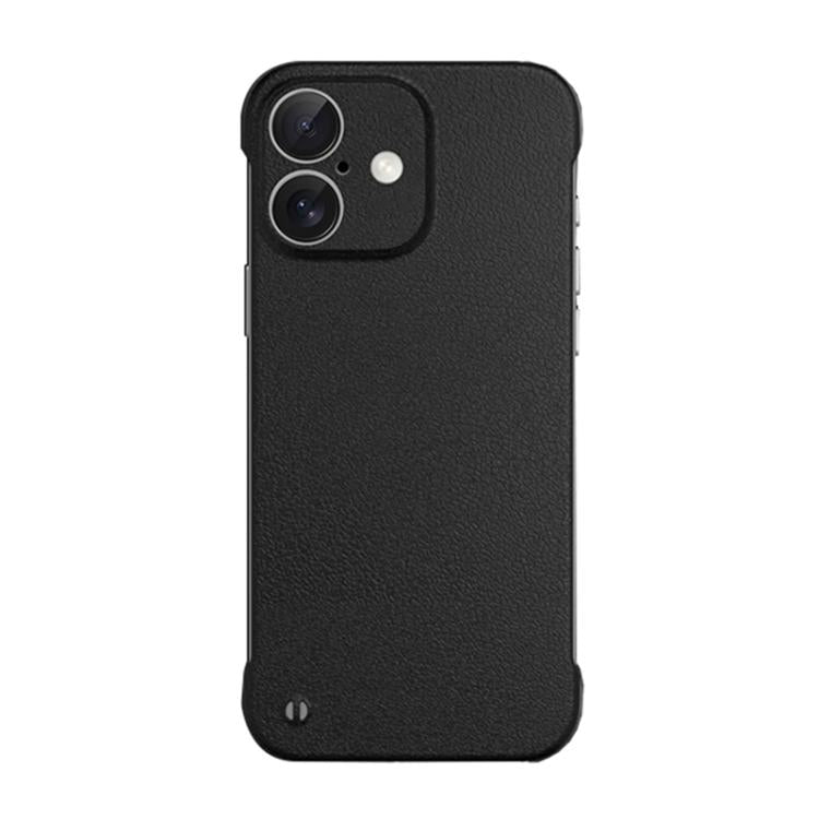 For iPhone 16 Frameless Litchi Texture PC Phone Case