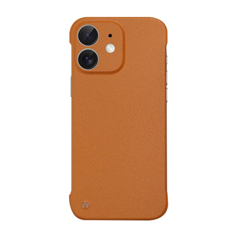 For iPhone 11 Frameless Litchi Texture PC Phone Case