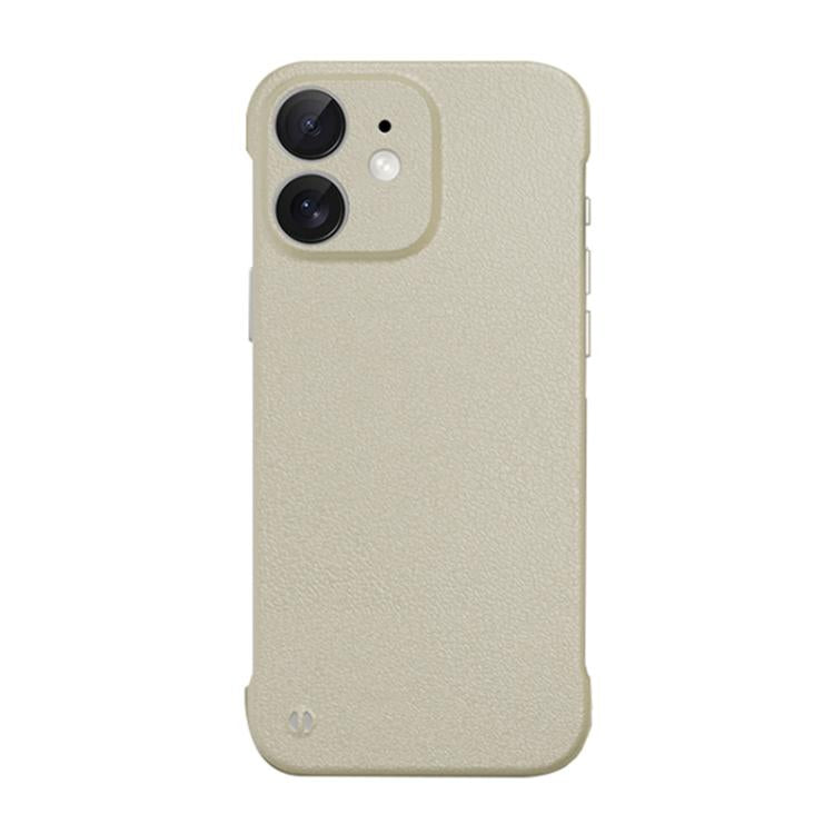 For iPhone 11 Frameless Litchi Texture PC Phone Case