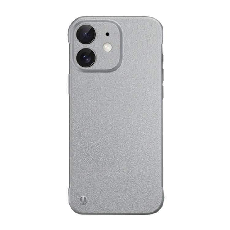For iPhone 11 Frameless Litchi Texture PC Phone Case