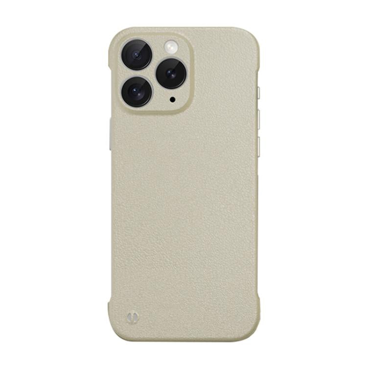 For iPhone 11 Pro Frameless Litchi Texture PC Phone Case