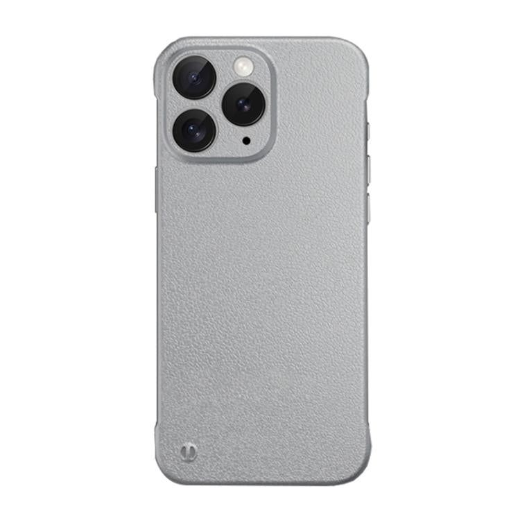 For iPhone 11 Pro Frameless Litchi Texture PC Phone Case