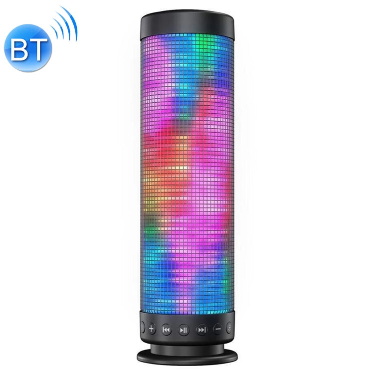 LED Seven Color Dazzlesï¼ŒDouble Vibration Low-sounding, Metal Appearanceï¼ŒPortable Bluetooth Speaker Support TF