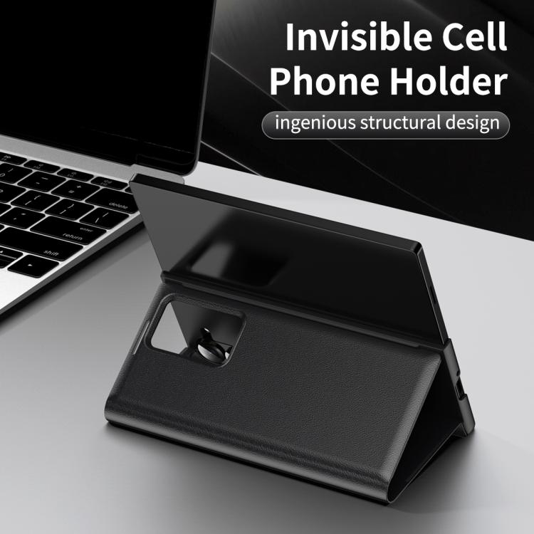 For Samsung Galaxy Z Fold6 5G Smart View Window Leather Phone Case with Card Slot