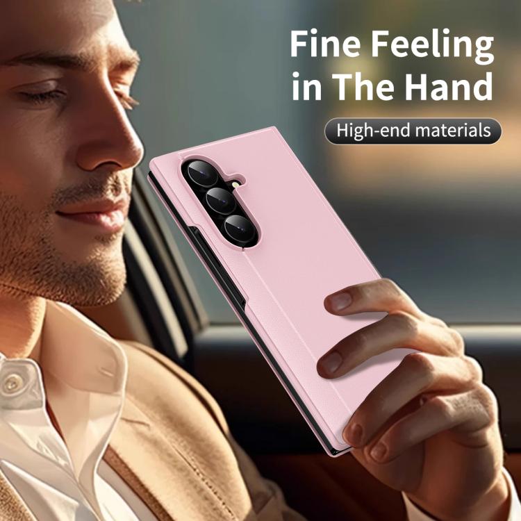 For Samsung Galaxy Z TriFold Smart View Window Leather Phone Case with Card Slot