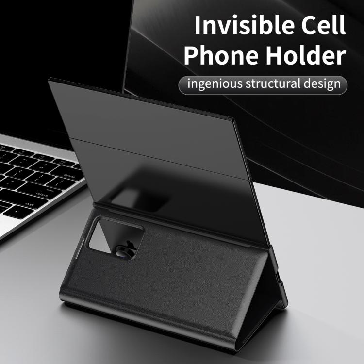 For Samsung Galaxy Z TriFold Smart View Window Leather Phone Case with Card Slot