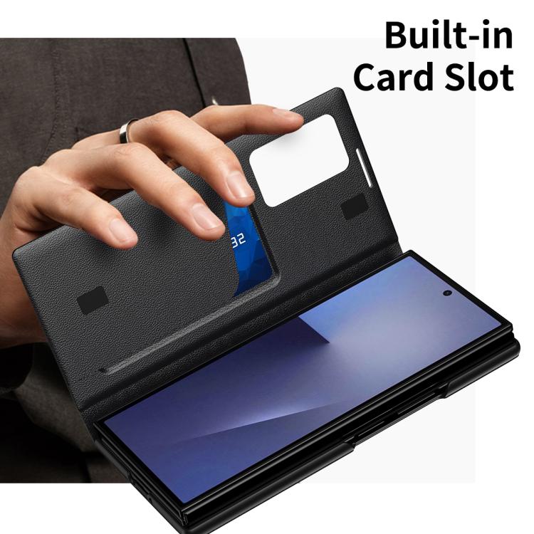 For Samsung Galaxy Z TriFold Smart View Window Leather Phone Case with Card Slot