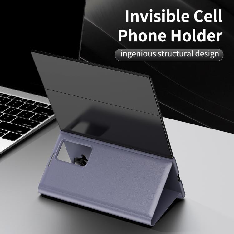 For Samsung Galaxy Z TriFold Smart View Window Leather Phone Case with Card Slot