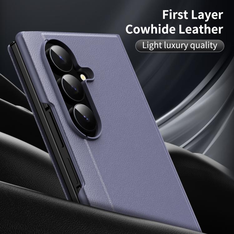 For Samsung Galaxy Z TriFold Smart View Window Leather Phone Case with Card Slot