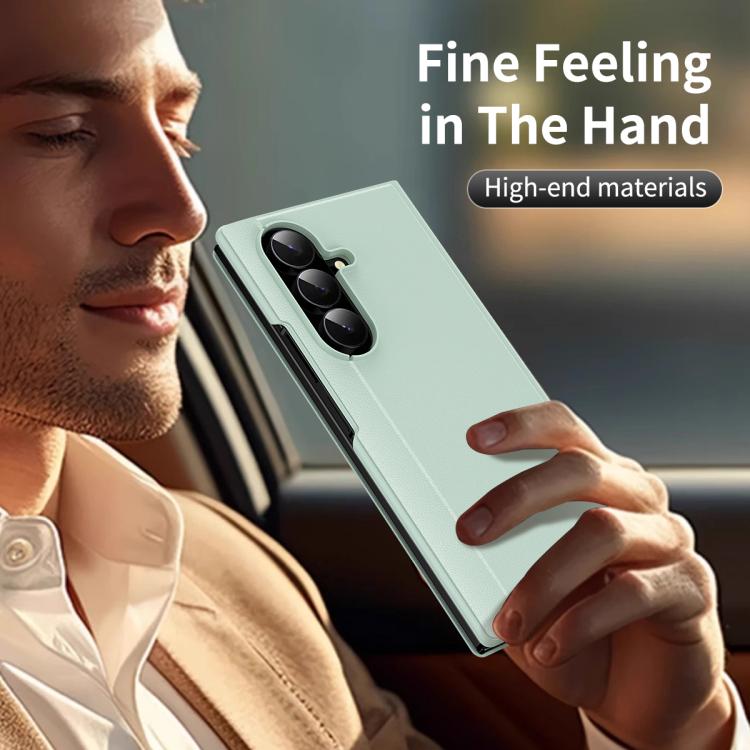 For Samsung Galaxy Z TriFold Smart View Window Leather Phone Case with Card Slot
