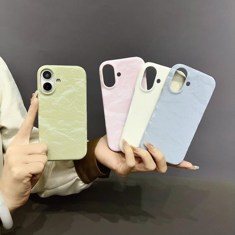For iPhone 13 Velvet Leather PC Half Coverage Phone Case