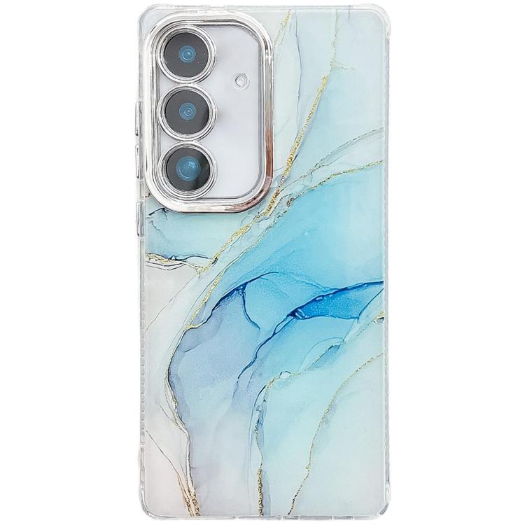 For Samsung Galaxy A26 5G Electroplated Marble Texture Phone Case