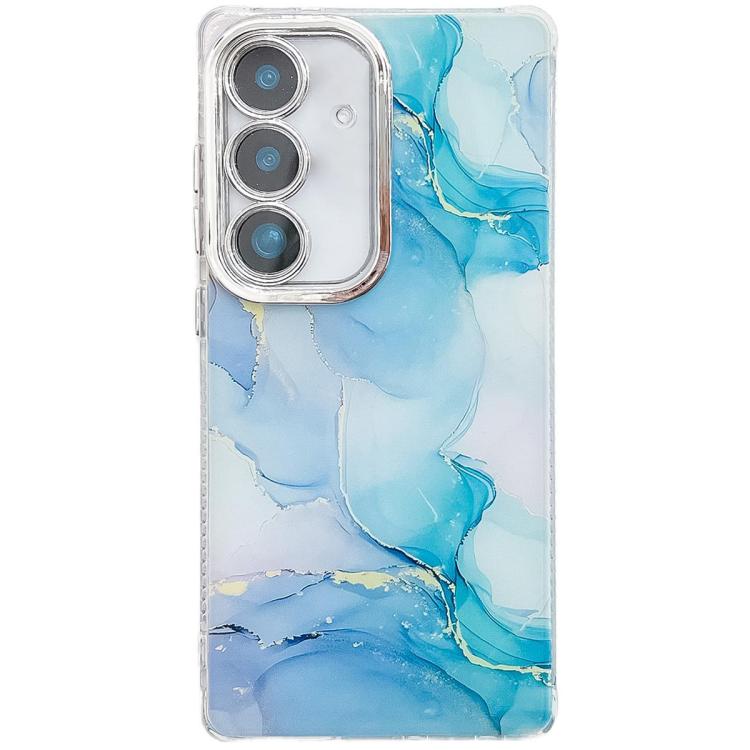 For Samsung Galaxy A26 5G Electroplated Marble Texture Phone Case
