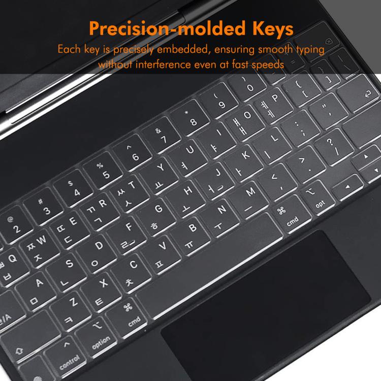 For iPad Air 11  - 2024 / iPad Pro 11  - 2022/2021/2020 ENKAY US Version Magic Keyboard Cover Soft TPU Protective Film