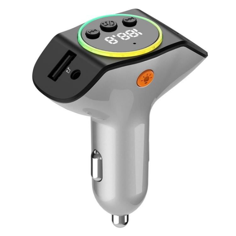 C8 Bluetooth 5.3 Receiver Hands-Free Calling with AUX Port Dual USB Port Car Charger
