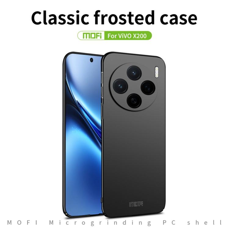 For vivo X200 MOFI Frosted PC Ultra-thin Hard Phone Case